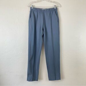 Everlane Size Small Grey Cotton Elastic High Waist Fitted Trouser Pant